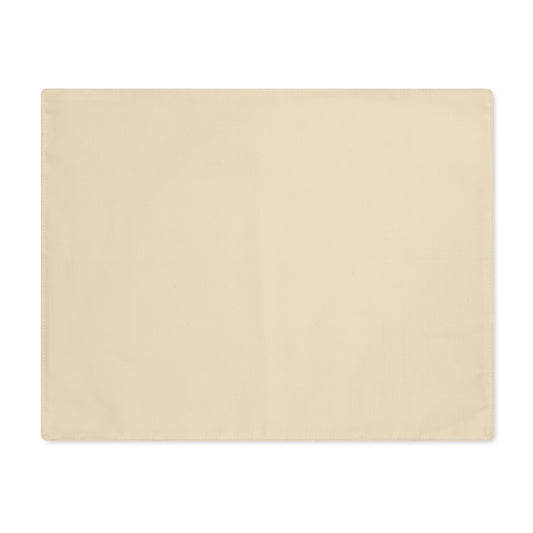 True Holiday Ivory Lustre Yellow Solids Placemat