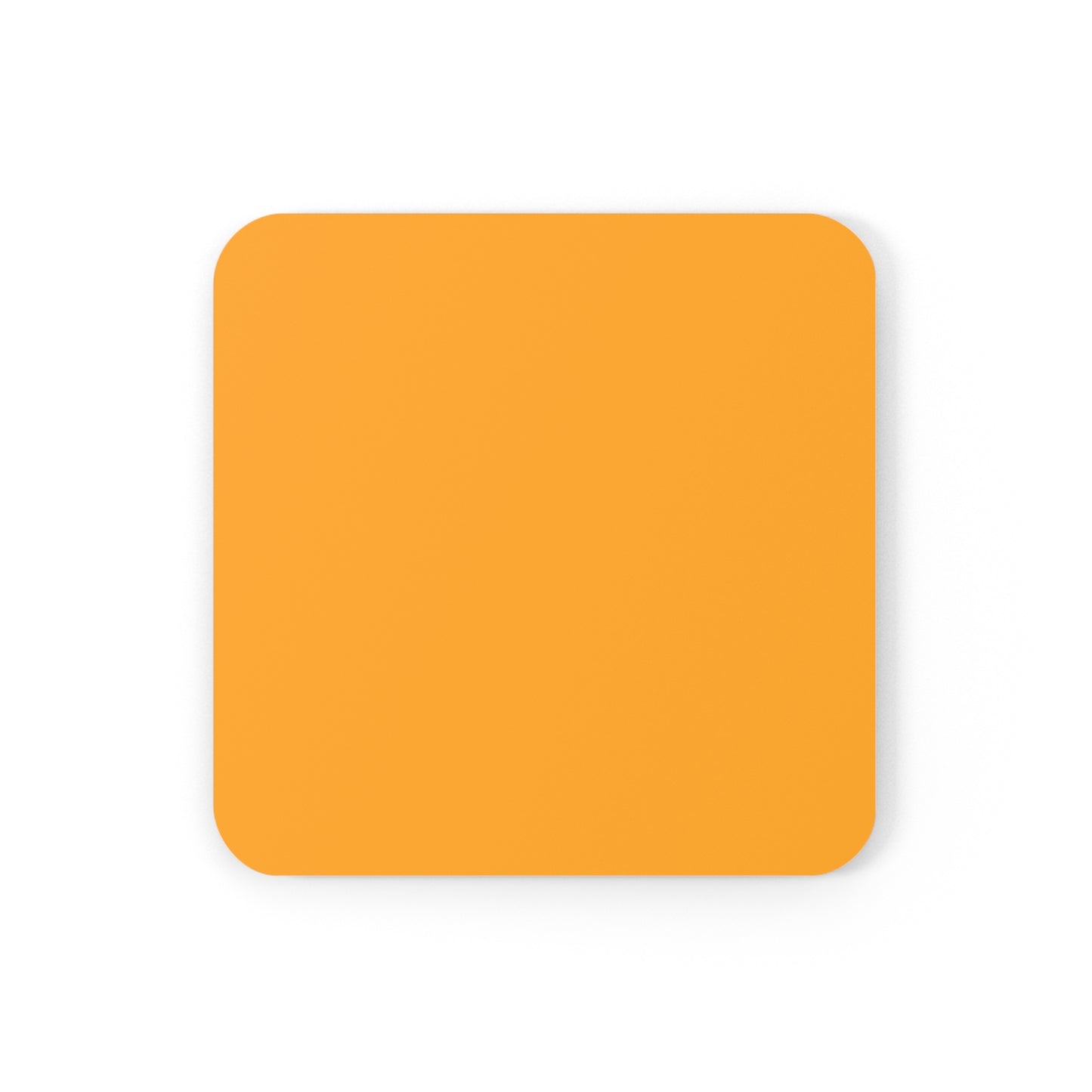 True Holiday Citrus Blast Yellow Solids Corkwood Coaster Set
