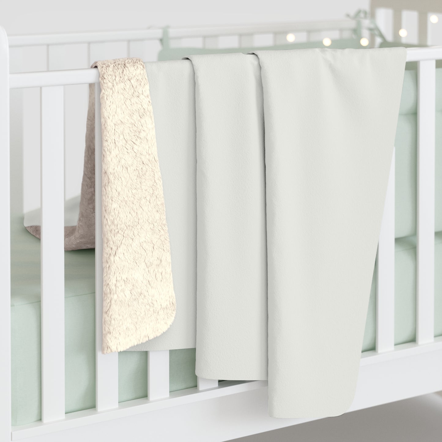 True Holiday White Heron White Solids Throw Blanket
