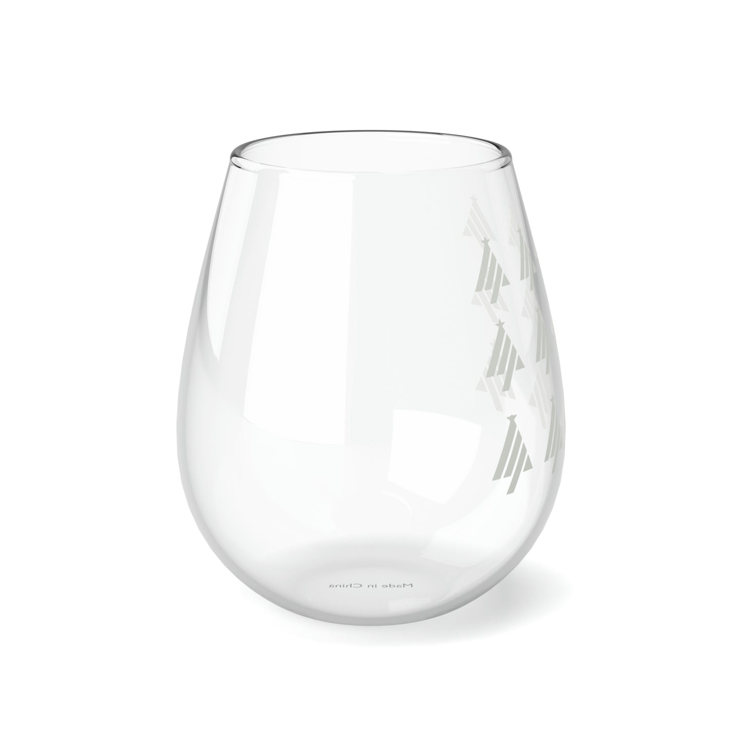 True Holiday White Heron White Solids 11.75oz Stemless Wine Glass