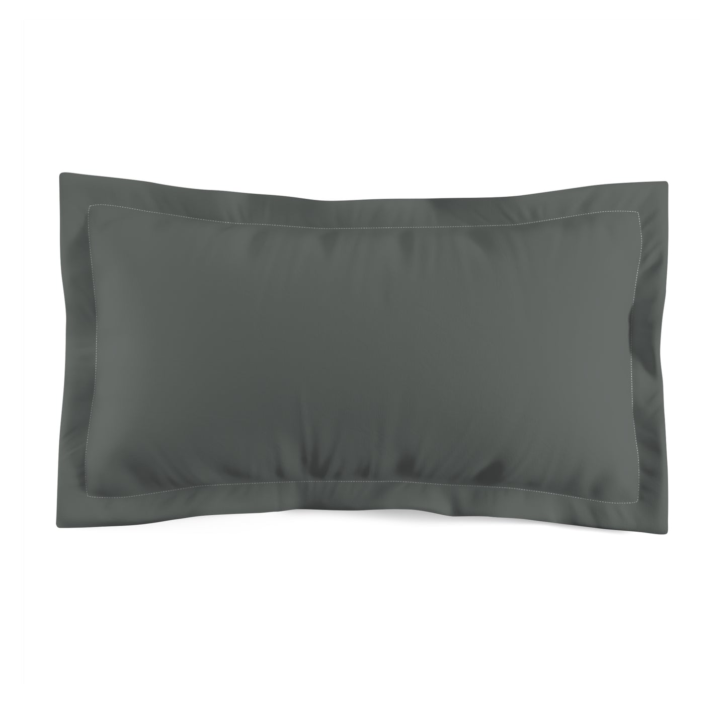 True Holiday Kitty Gray Gray Solids Microfiber Pillow Sham