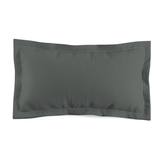 True Holiday Kitty Gray Gray Solids Microfiber Pillow Sham