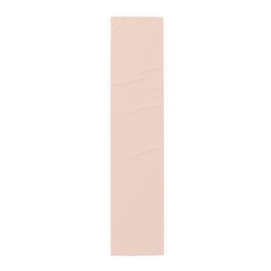 True Holiday Sunlit Coral Orange Solids Table Runner