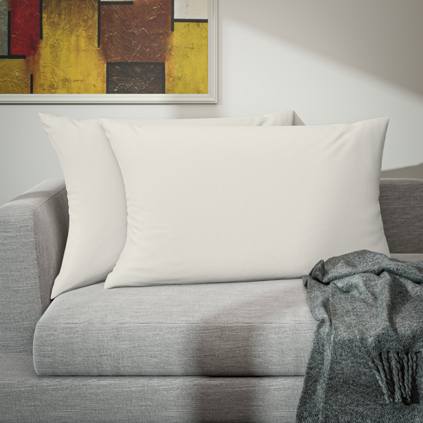 True Holiday White Dove White Solids Pillow Sham