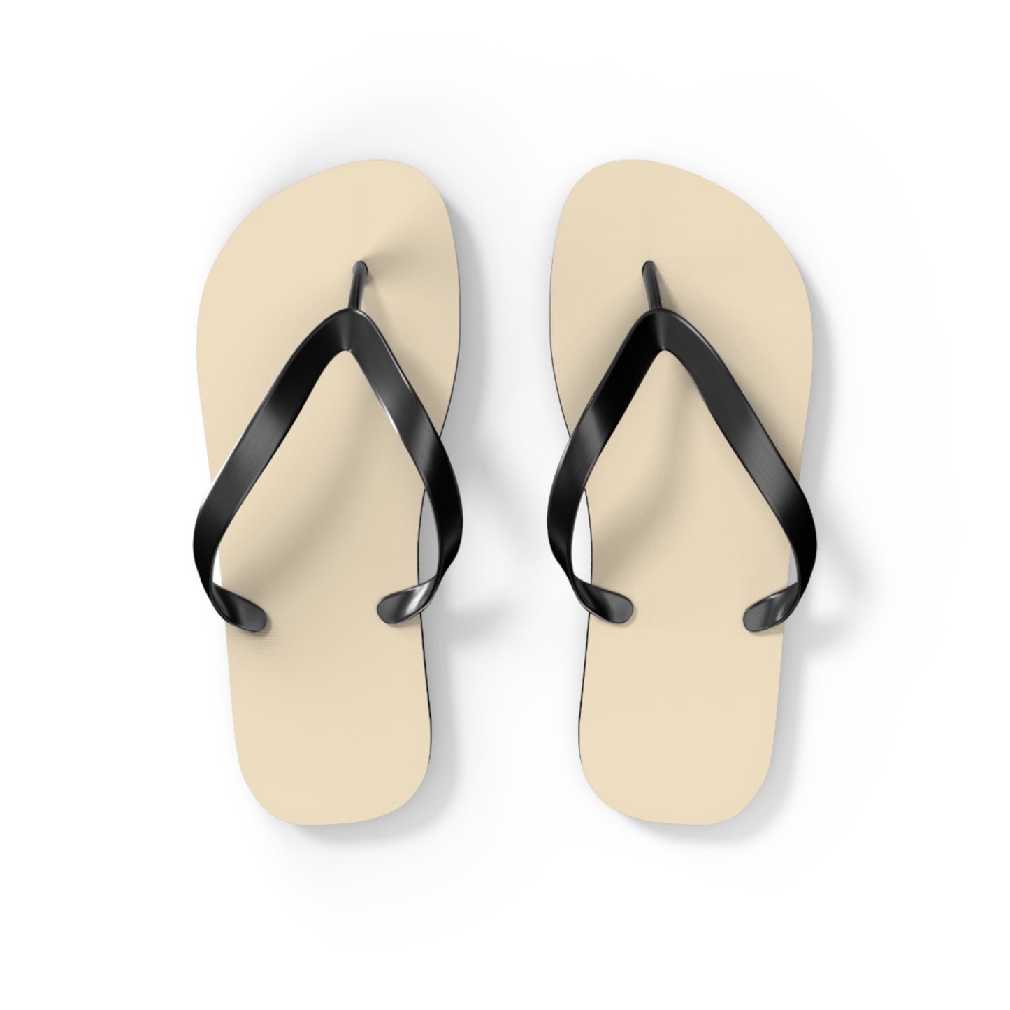 True Holiday Ivory Lustre Yellow Solids Flip Flops