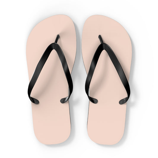 True Holiday Sunlit Coral Orange Solids Flip Flops