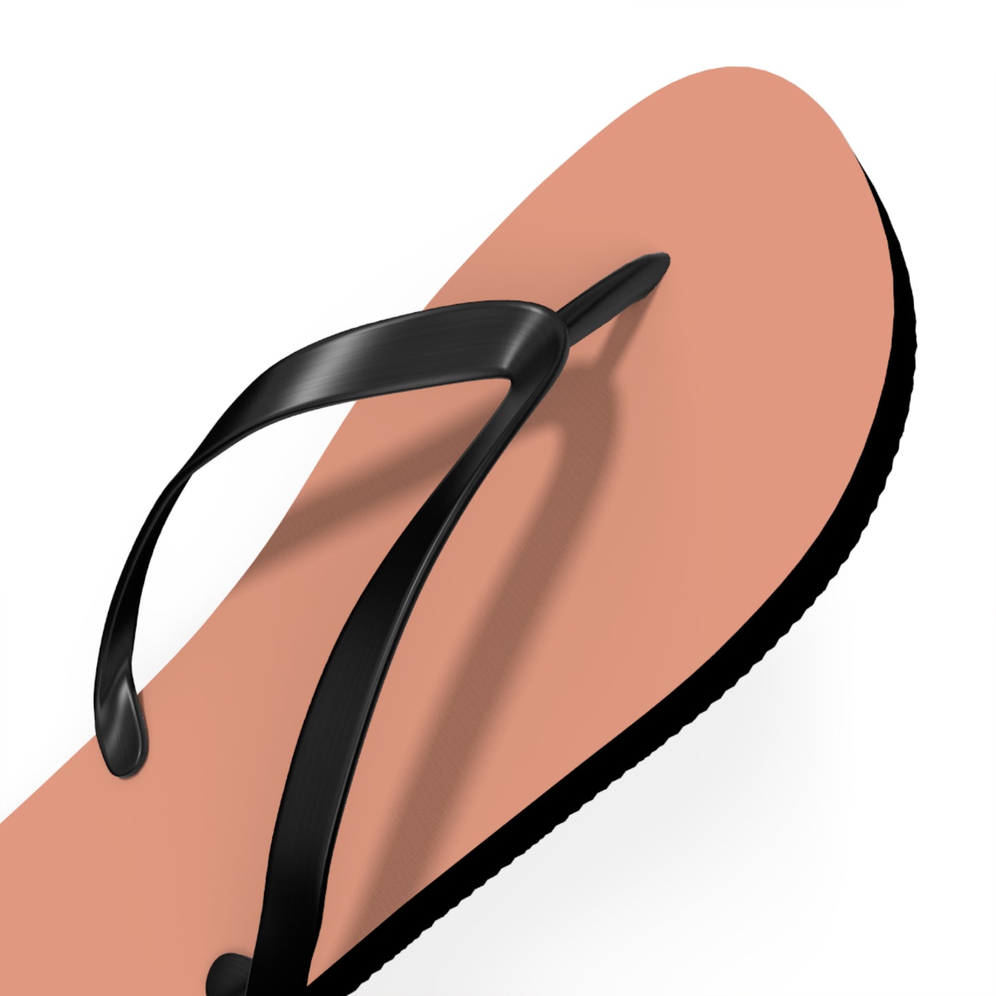 True Holiday Coral Spice Orange Solids Flip Flops