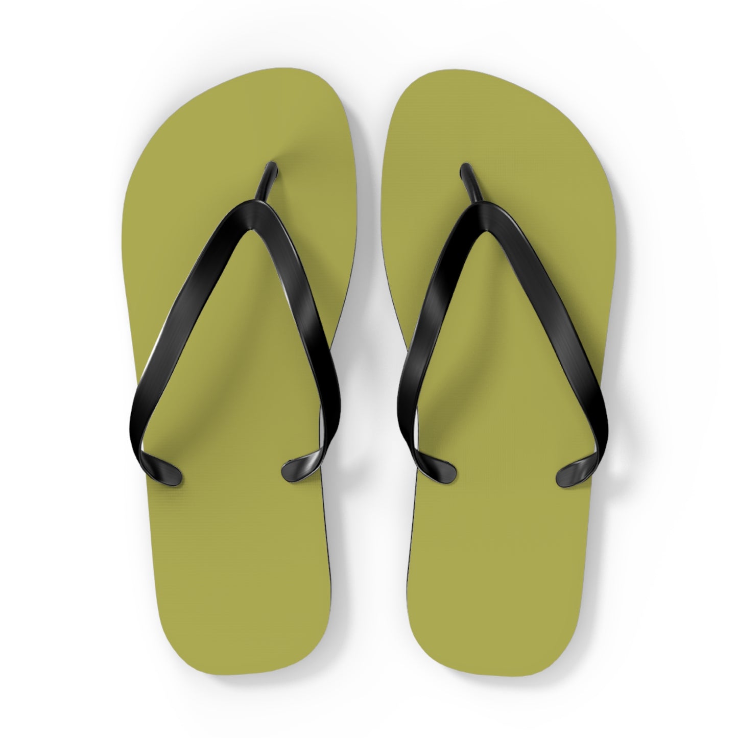 True Holiday Perennial Green Solids Flip Flops