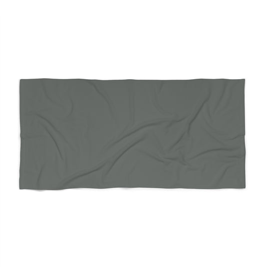 True Holiday Kitty Gray Gray Solids Beach & Pool Towel