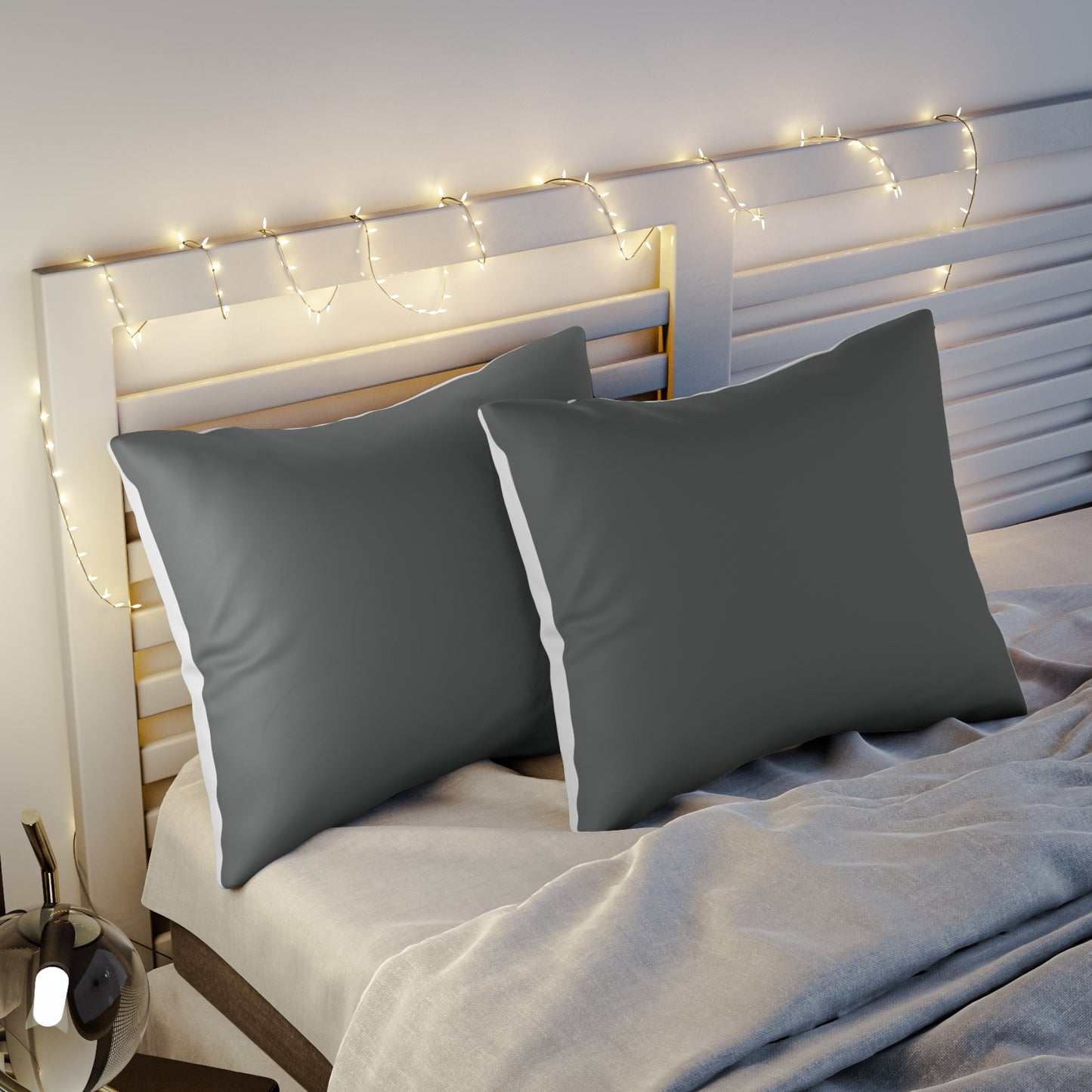 True Holiday Kitty Gray Gray Solids Pillow Sham