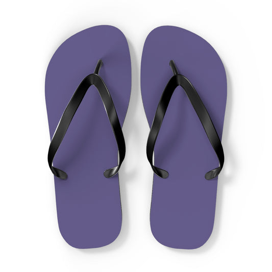 True Holiday Seduction Purple Solids Flip Flops