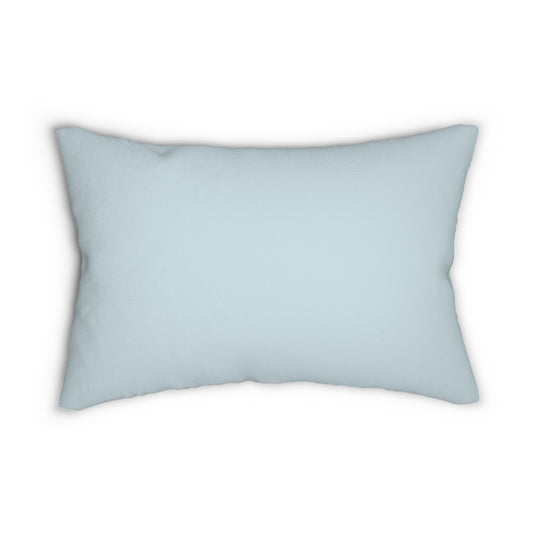 True Holiday Polar Sky Blue Solids 20" x 14" Rectangular Throw Pillow