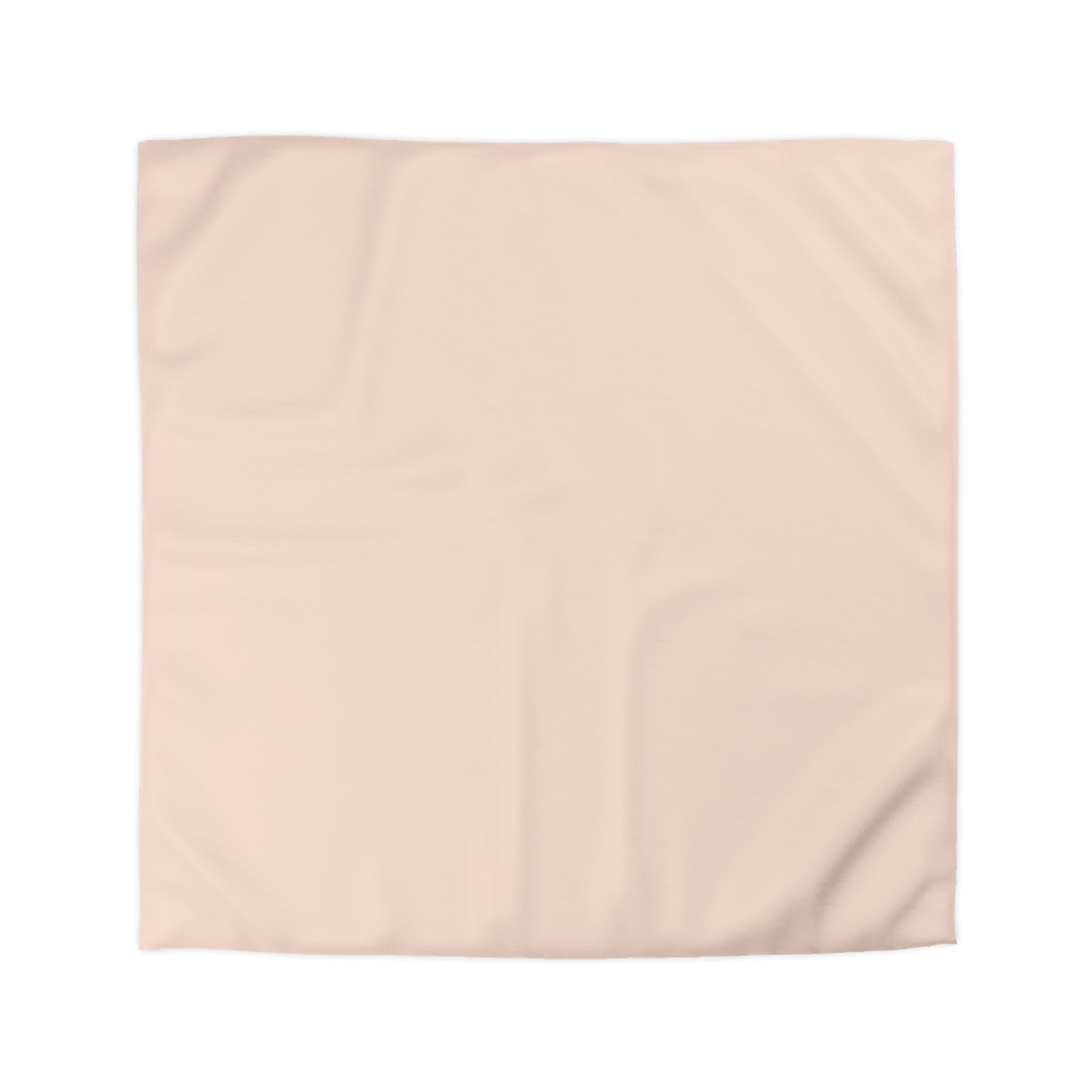 True Holiday Sunlit Coral Orange Solids Duvet Cover