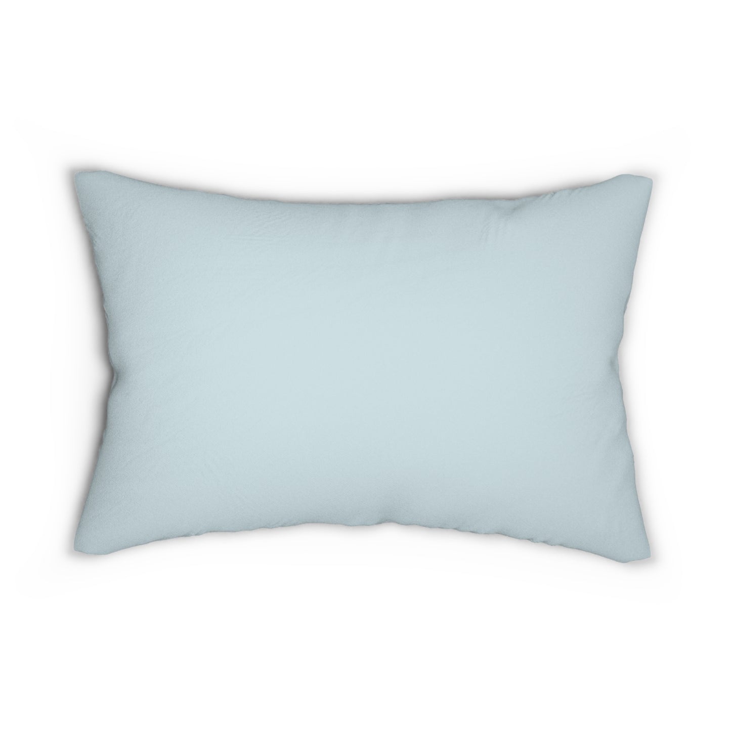 True Holiday Polar Sky Blue Solids 20" x 14" Rectangular Throw Pillow