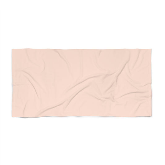 True Holiday Sunlit Coral Orange Solids Beach & Pool Towel
