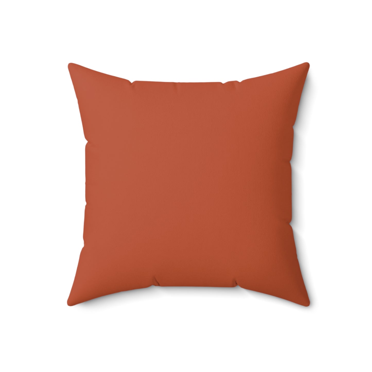 True Holiday Fireball Orange Solids 18" Square Throw Pillow