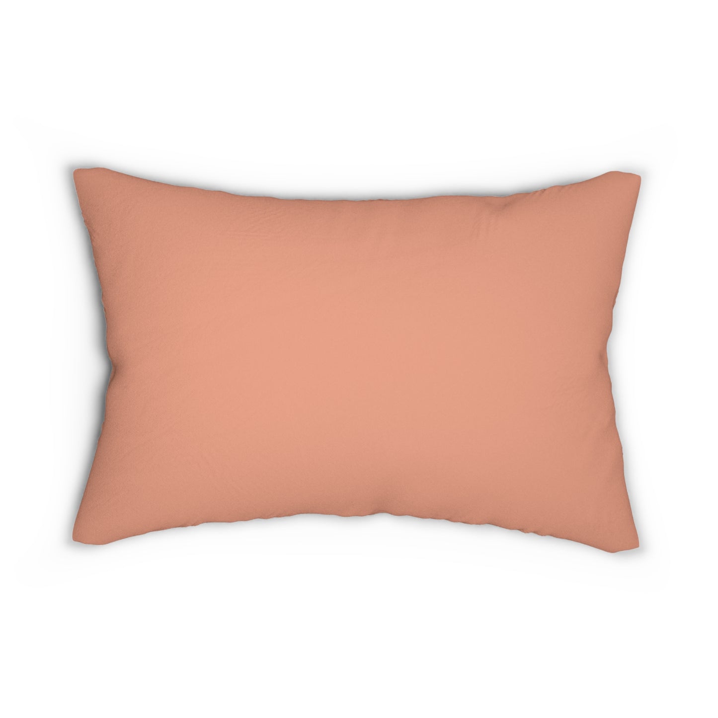 True Holiday Coral Spice Orange Solids 20" x 14" Rectangular Throw Pillow