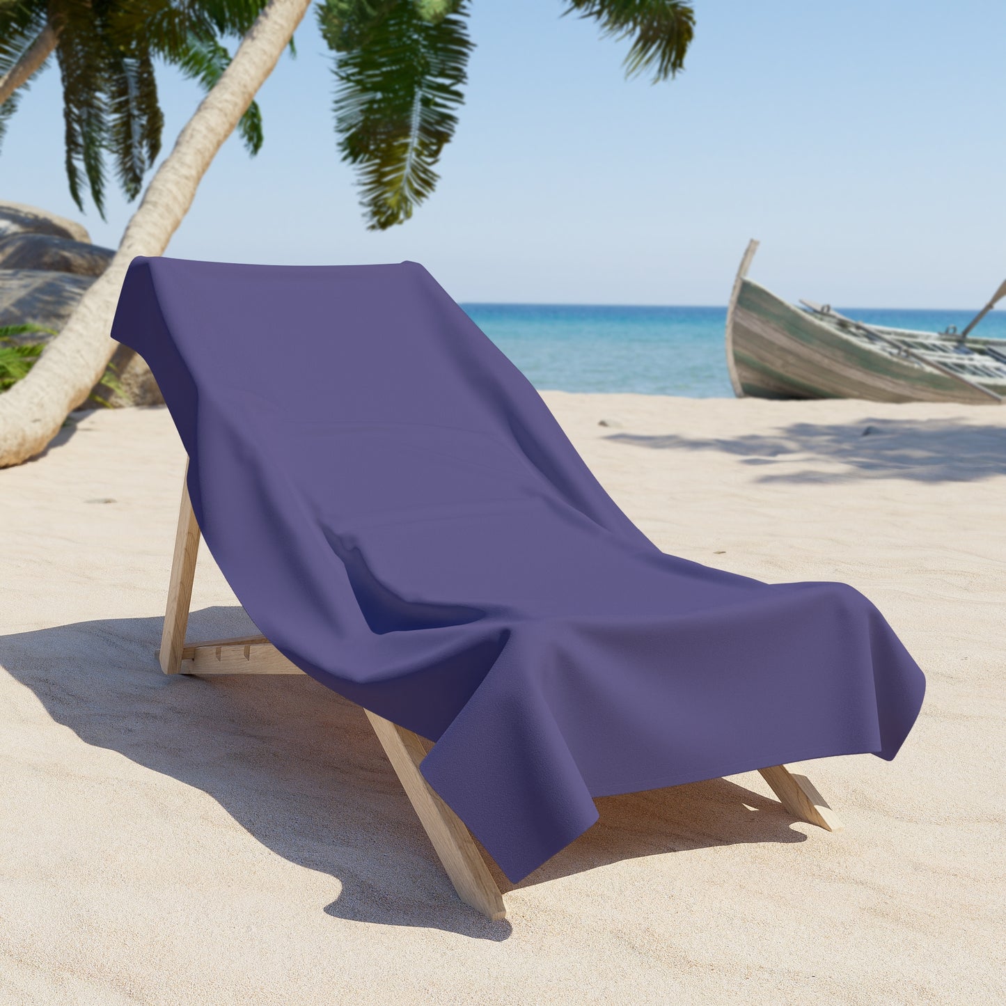 True Holiday Seduction Purple Solids Beach & Pool Towel