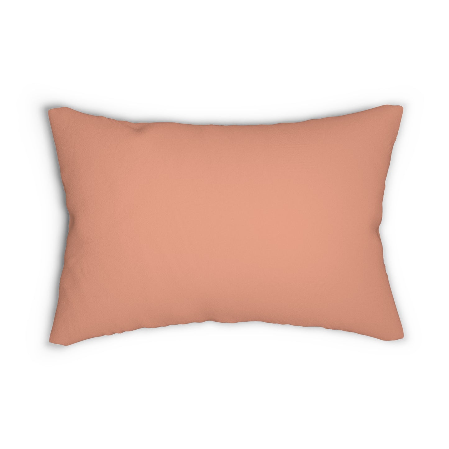 True Holiday Coral Spice Orange Solids 20" x 14" Rectangular Throw Pillow