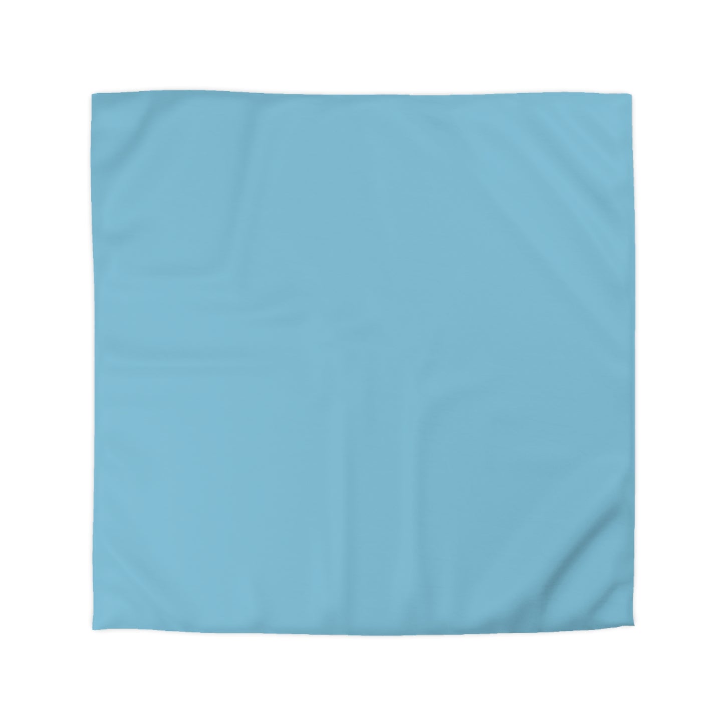 True Holiday Aquarium Blue Blue Solids Duvet Cover
