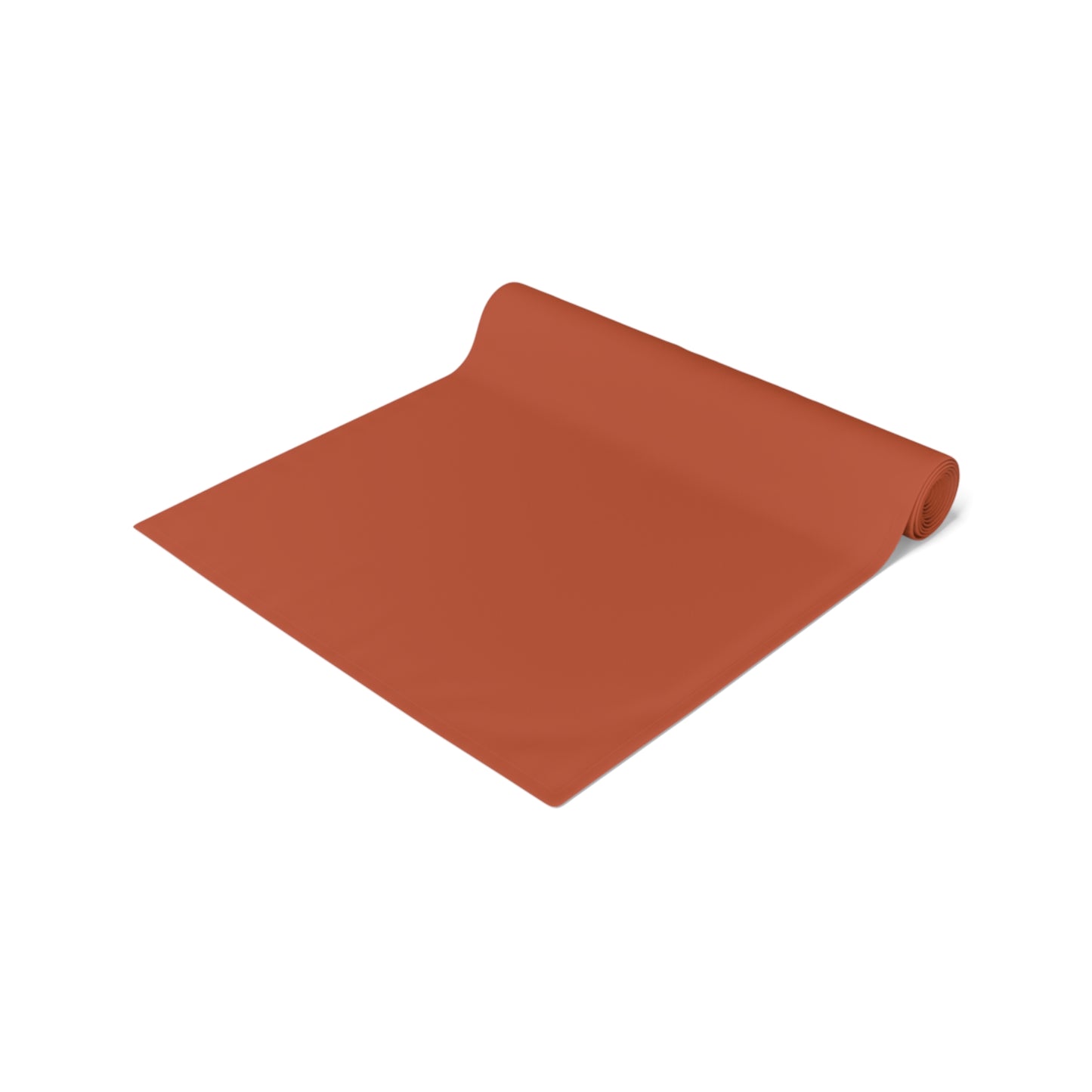 True Holiday Fireball Orange Solids Table Runner