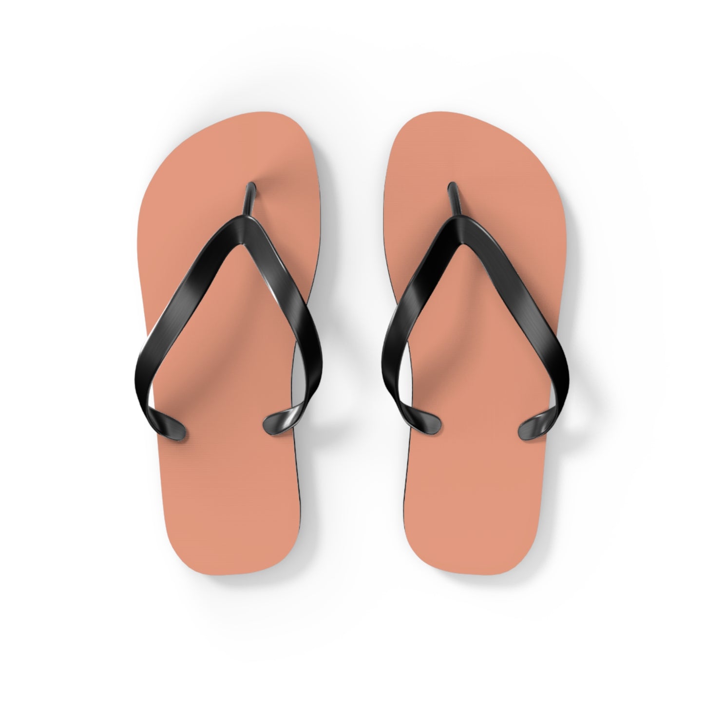 True Holiday Coral Spice Orange Solids Flip Flops