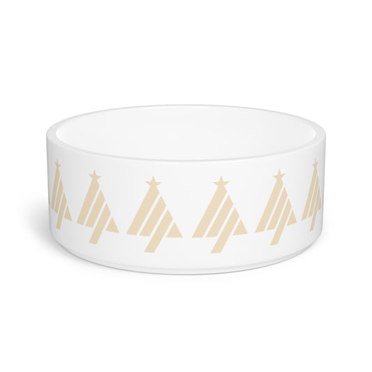 True Holiday Ivory Lustre Yellow Solids Pet Bowl