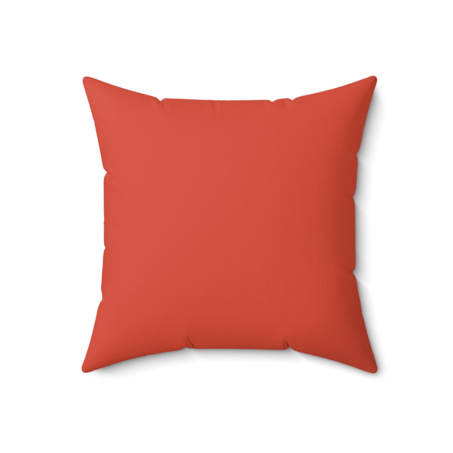 True Holiday Warm Comfort Orange Solids 18" Square Throw Pillow