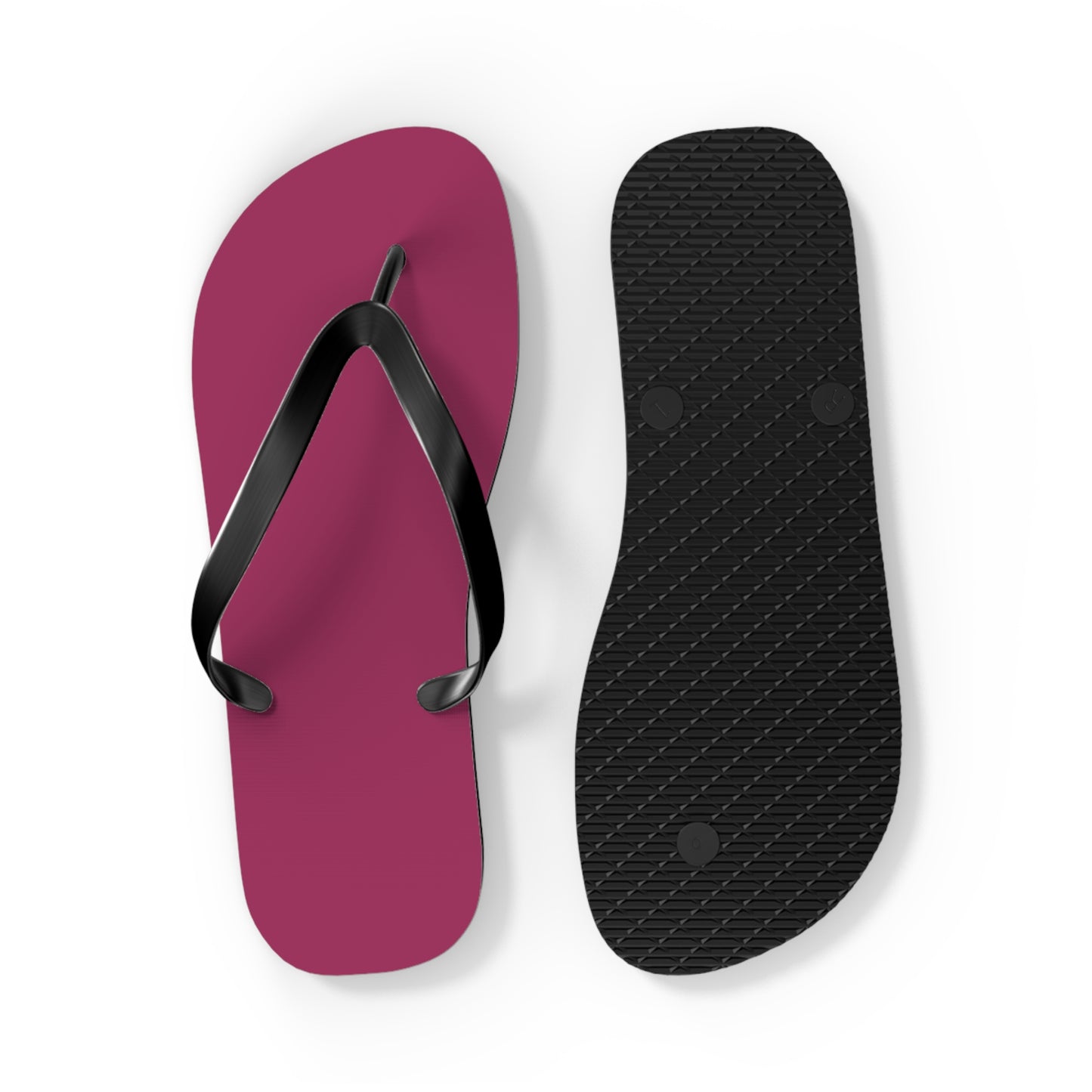 True Holiday Gypsy Pink Red Solids Flip Flops
