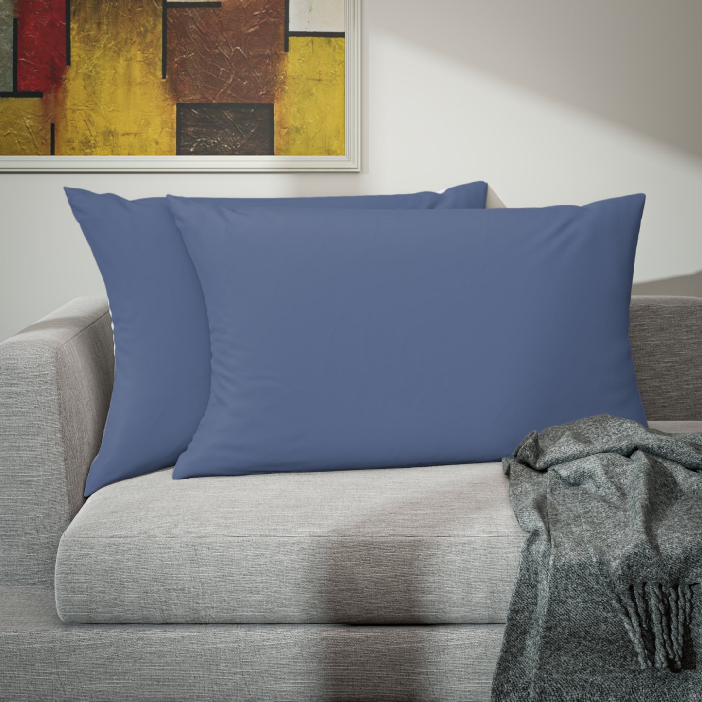 True Holiday Blue Nova Blue Solids Pillow Sham