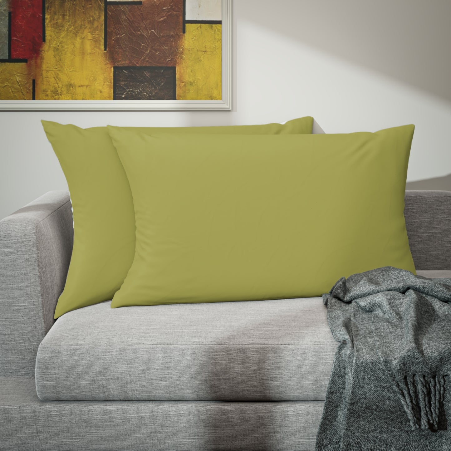 True Holiday Perennial Green Solids Pillow Sham
