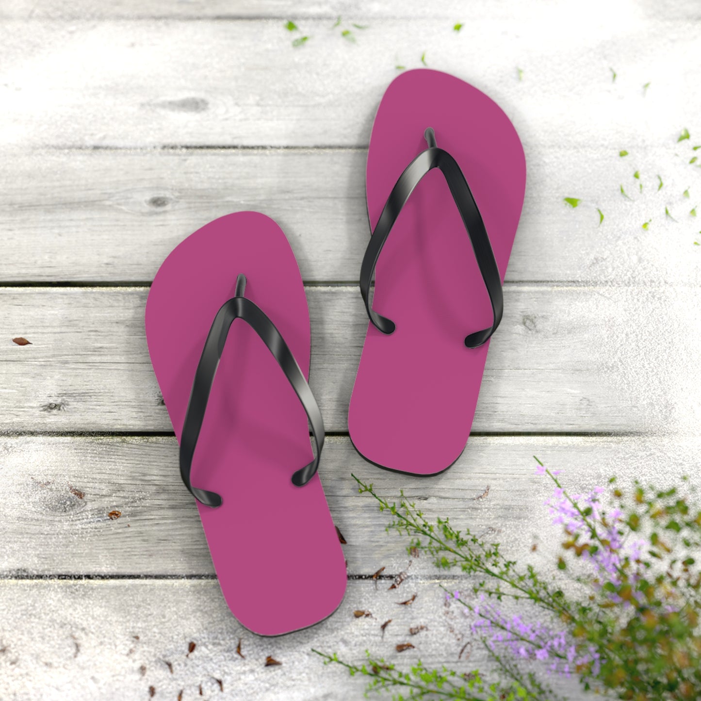 True Holiday Hot Lips Red Solids Flip Flops