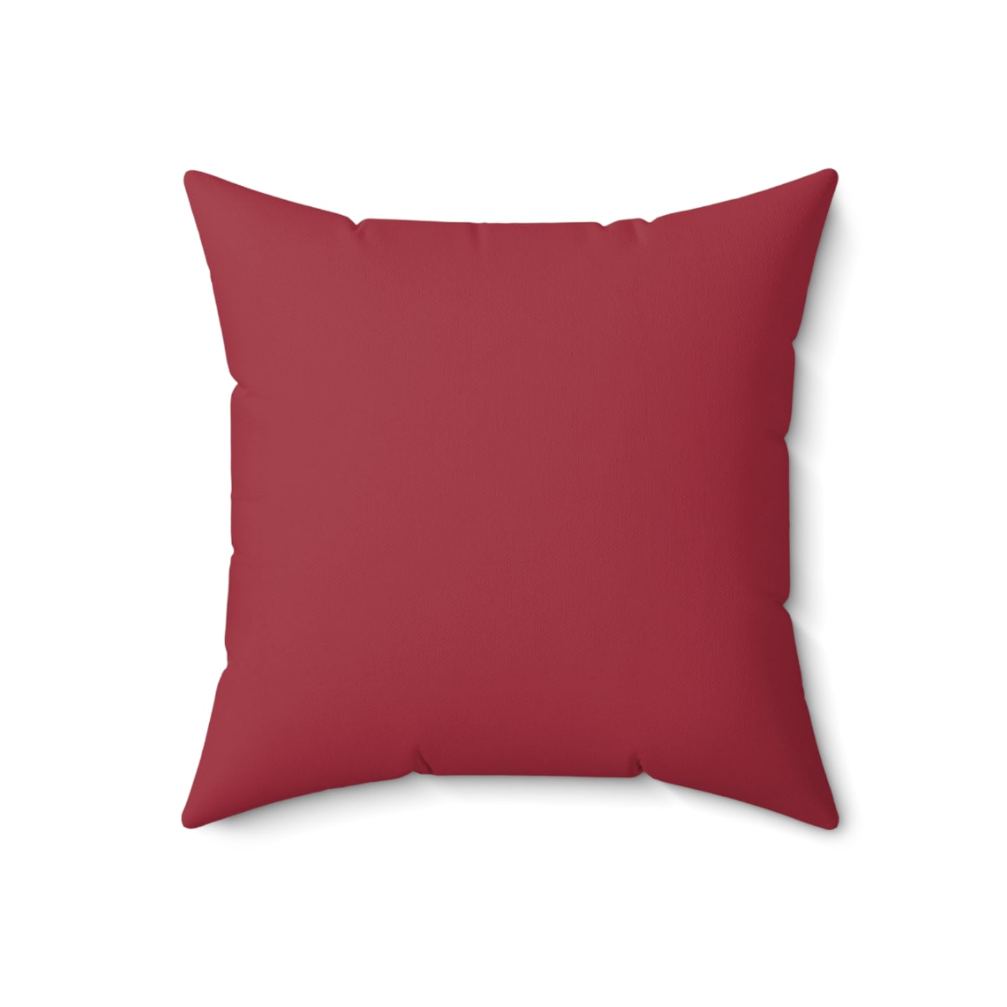True Holiday Candy Cane Red Solids 18" Square Throw Pillow