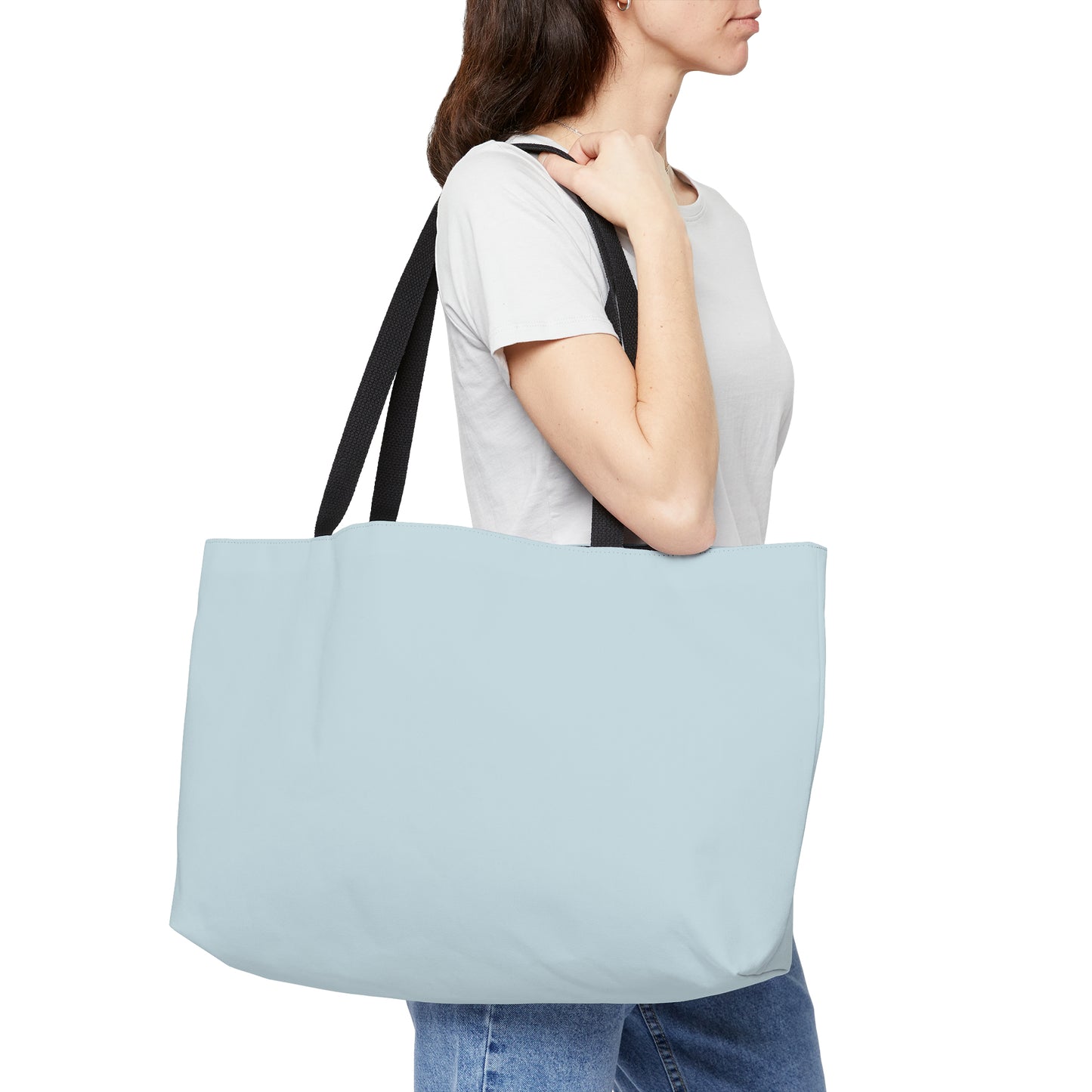 True Holiday Polar Sky Blue Solids Beach Bag