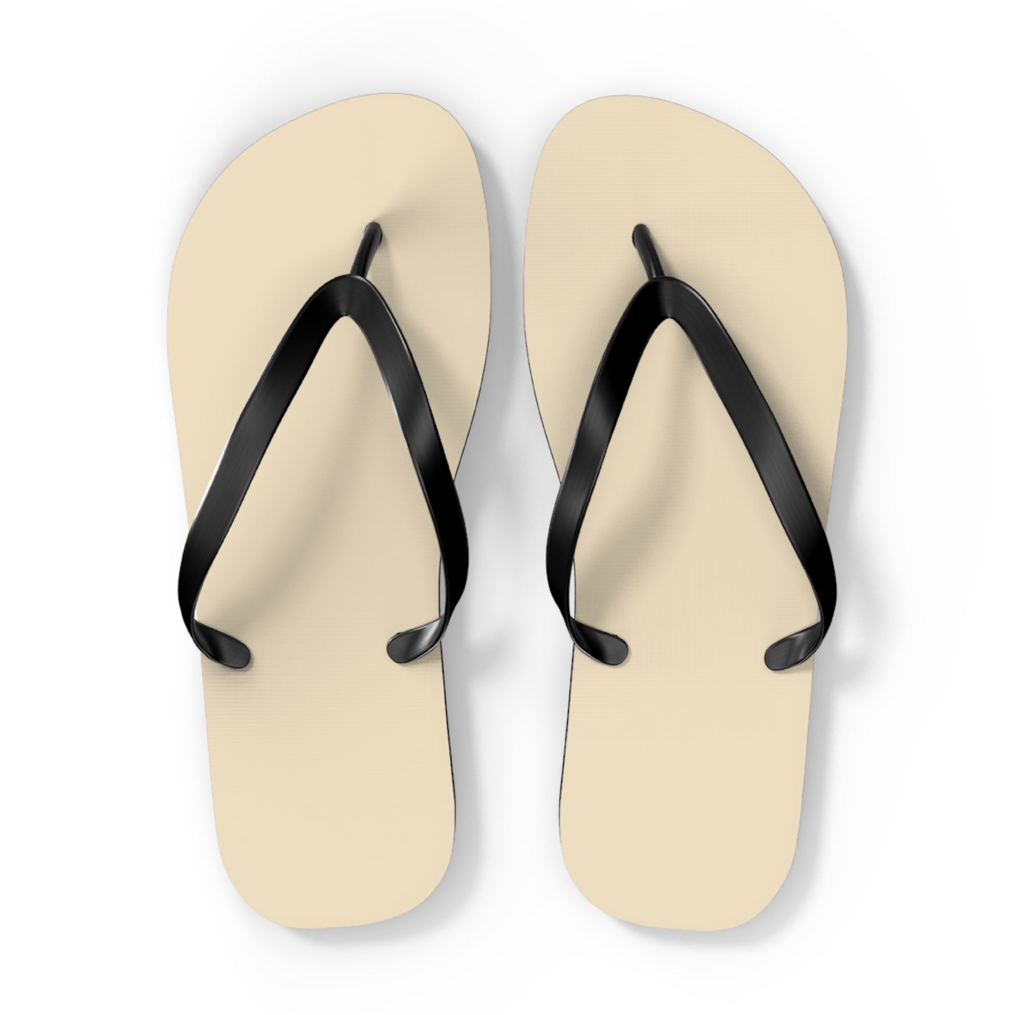 True Holiday Ivory Lustre Yellow Solids Flip Flops