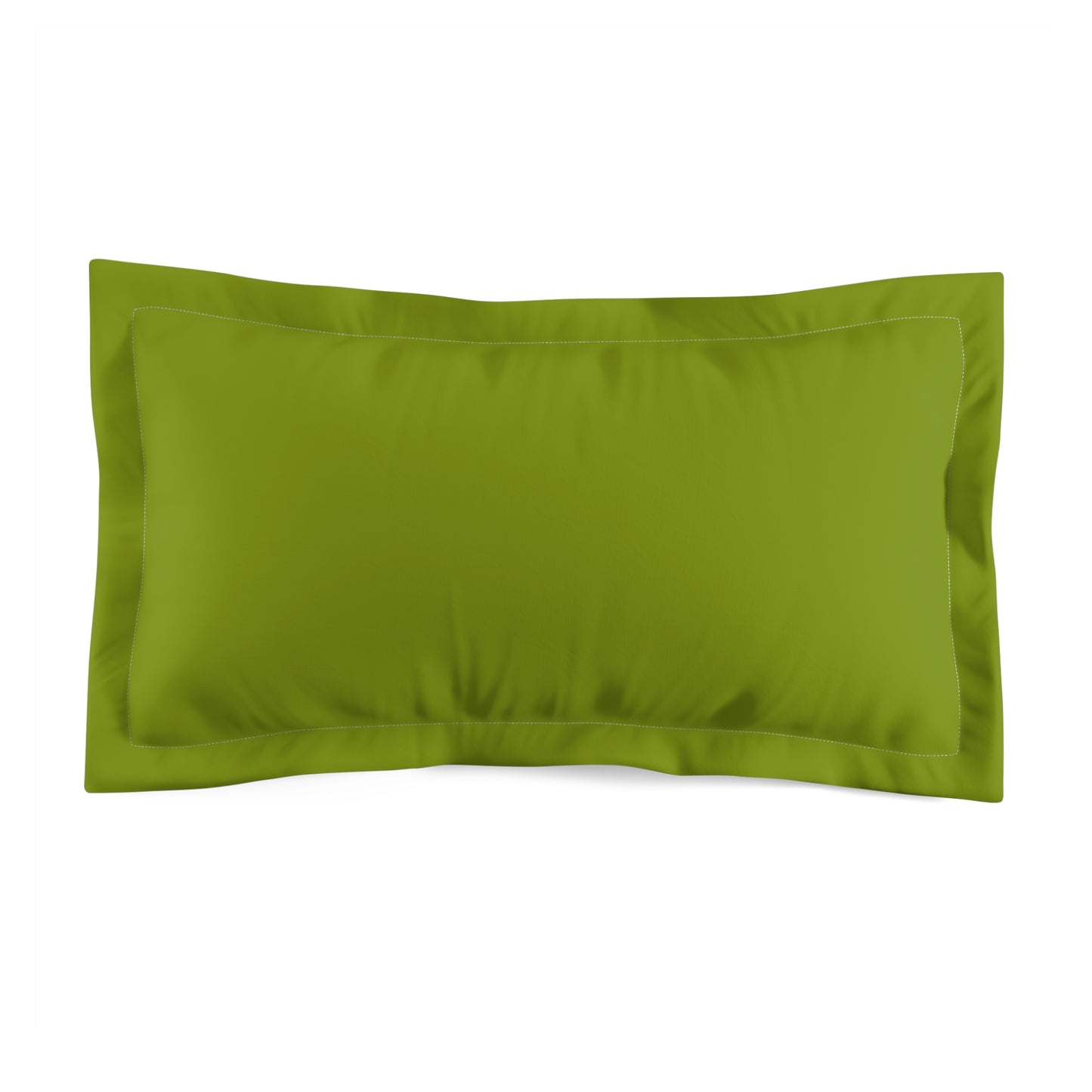 True Holiday Iguana Green Solids Microfiber Pillow Sham