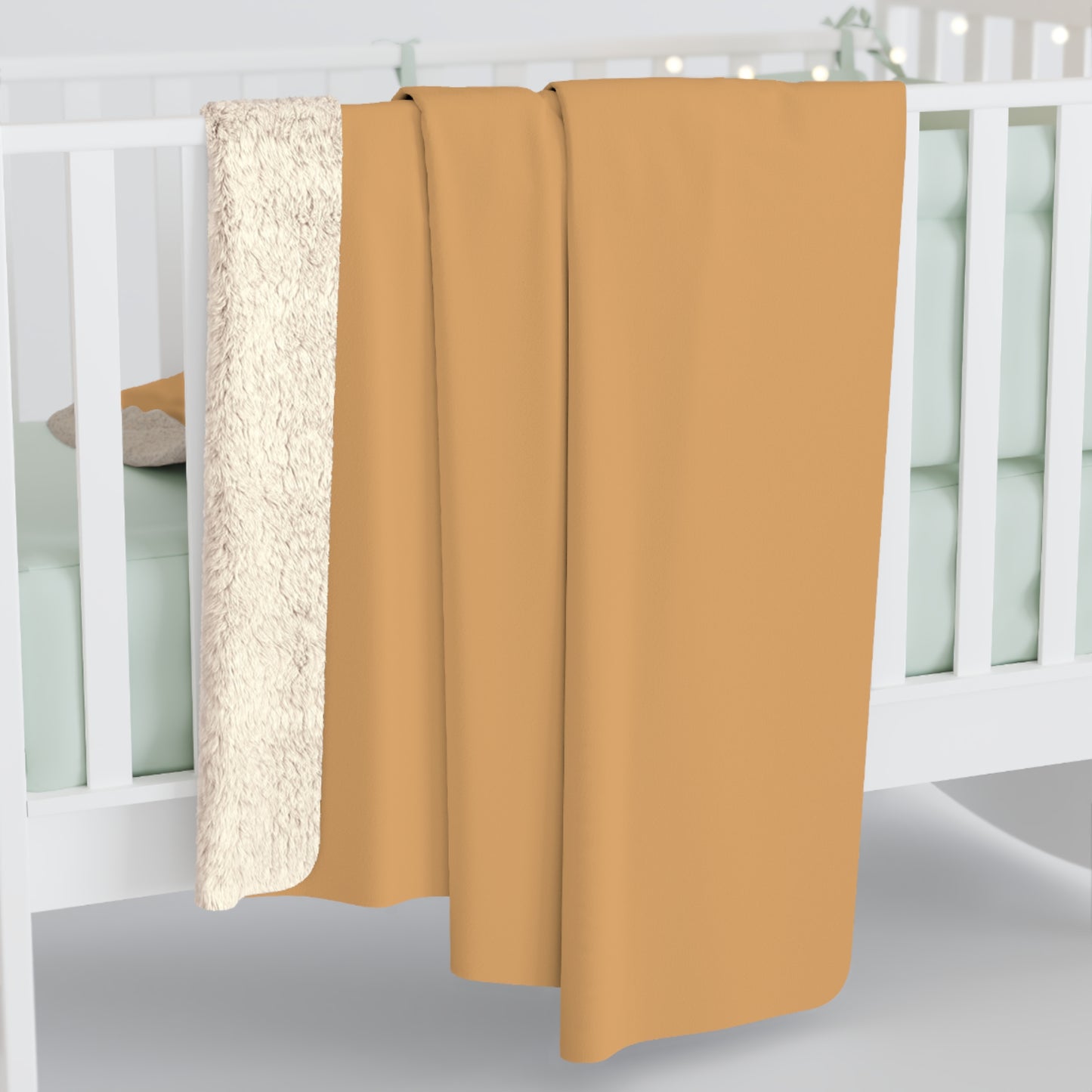 True Holiday Tiger Eye Yellow Solids Throw Blanket