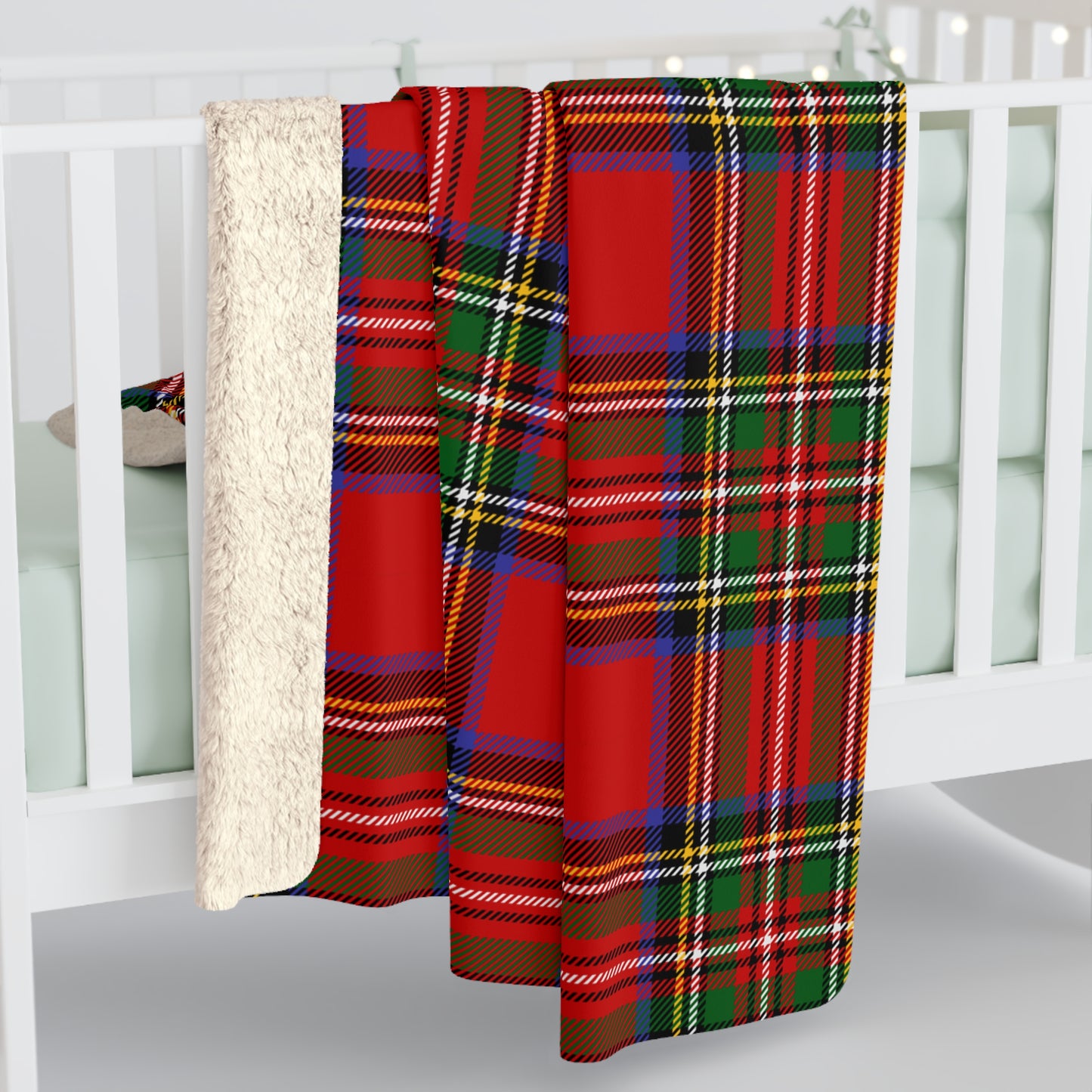 True Holiday Royal Stewart Tartan Plaid Throw Blanket
