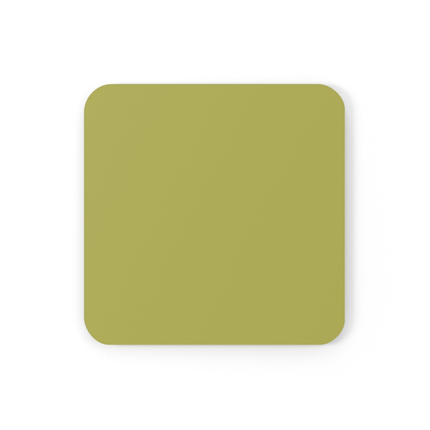 True Holiday Perennial Green Solids Corkwood Coaster Set