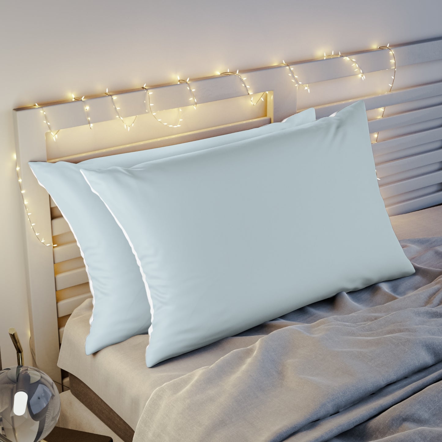 True Holiday Polar Sky Blue Solids Pillow Sham