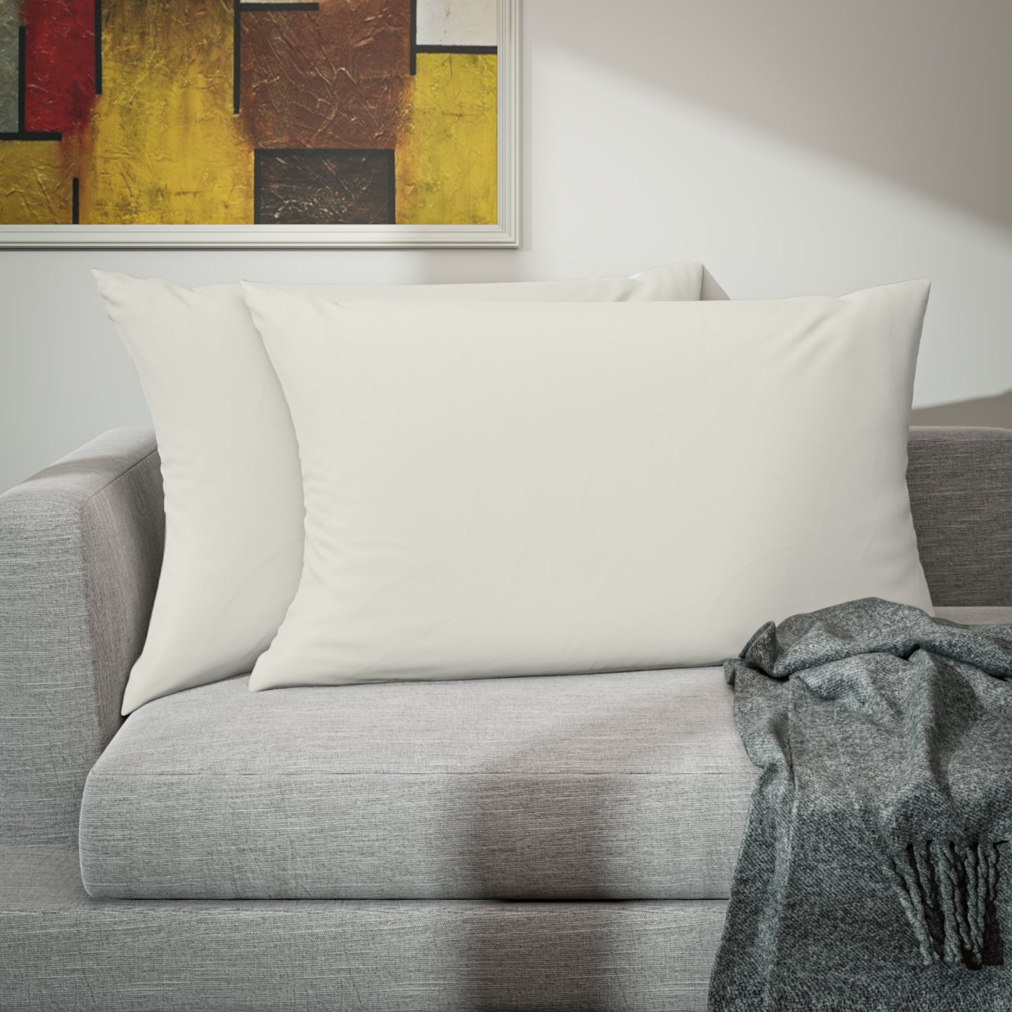 True Holiday Swiss Coffee Solids Pillow Sham