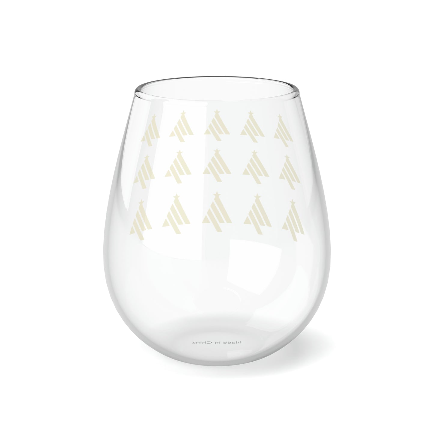 True Holiday Limelight Green Solids 11.75oz Stemless Wine Glass