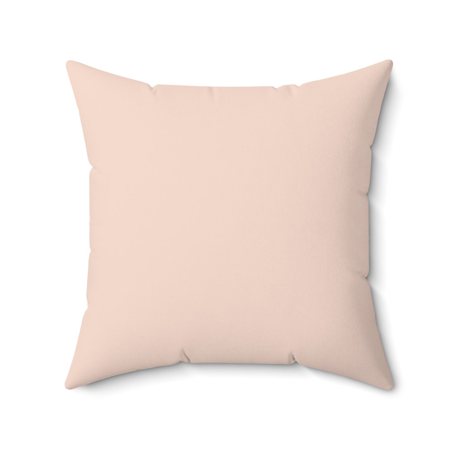 True Holiday Sunlit Coral Orange Solids 20" Square Throw Pillow