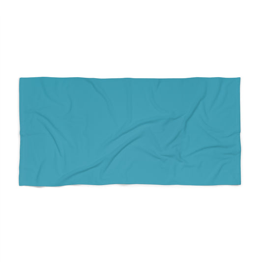 True Holiday Cool Blue Blue Solids Beach & Pool Towel