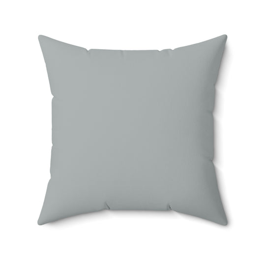 True Holiday Marina Gray Gray Solids 20" Square Throw Pillow