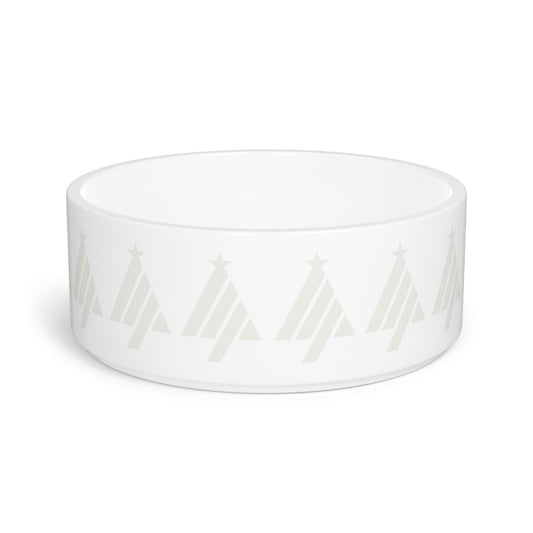 True Holiday White Heron White Solids Pet Bowl