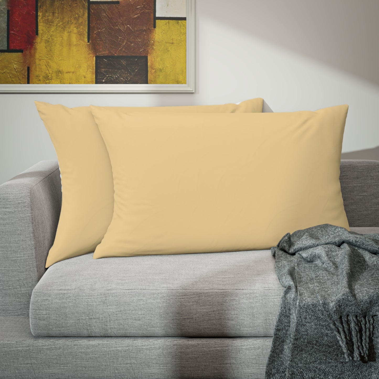 True Holiday Honeybee Yellow Solids Pillow Sham