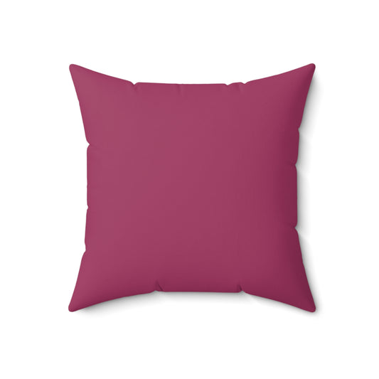True Holiday Gypsy Pink Red Solids 18" Square Throw Pillow