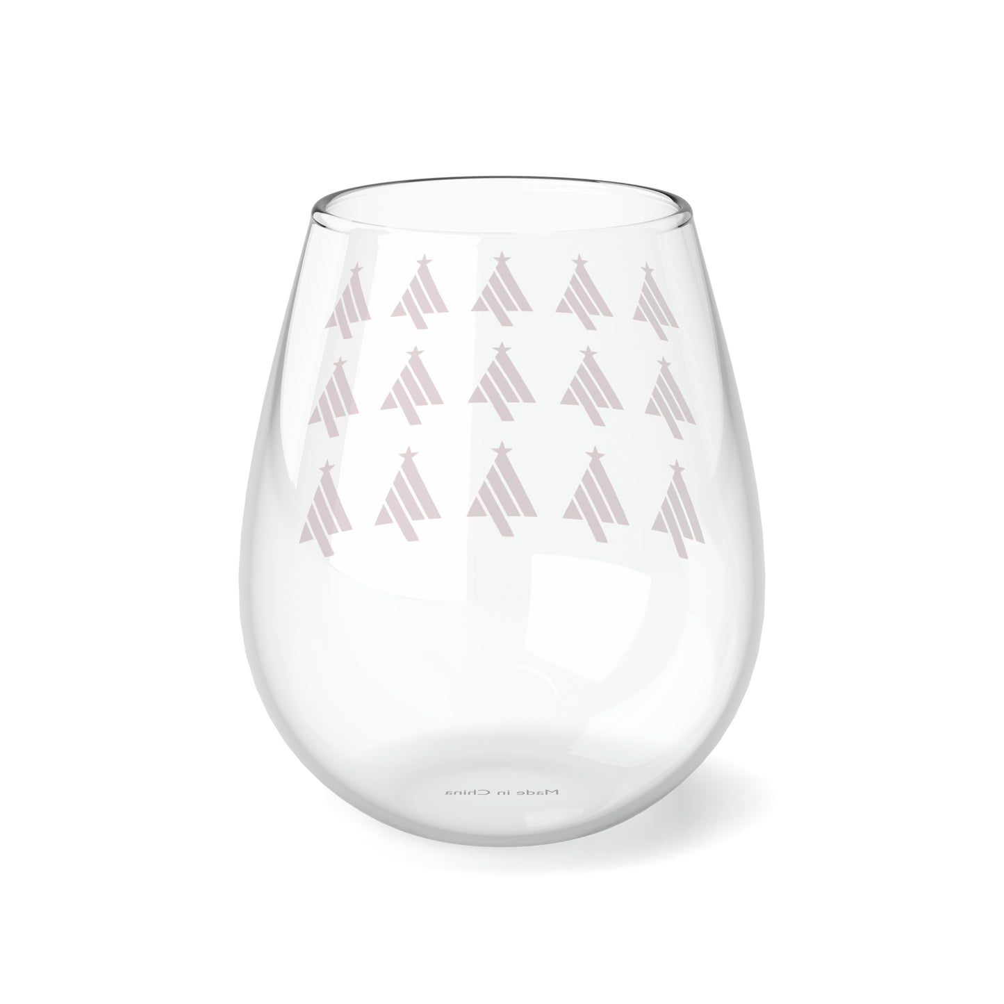 True Holiday Gypsy Pink Red Solids 11.75oz Stemless Wine Glass