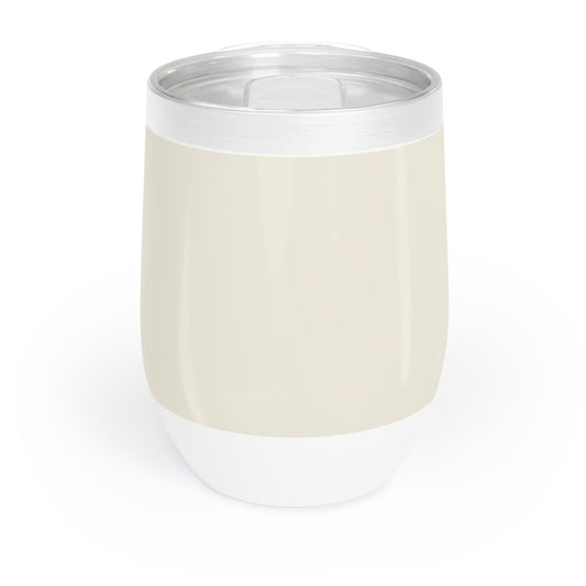 True Holiday White Cloud White Solids Chill Wine Tumbler